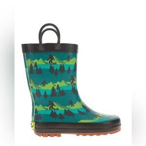 WESTERN CHIEF Find Bigfoot Kids Rainboots
